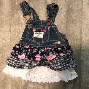 Oshkosh baby girl overall dress